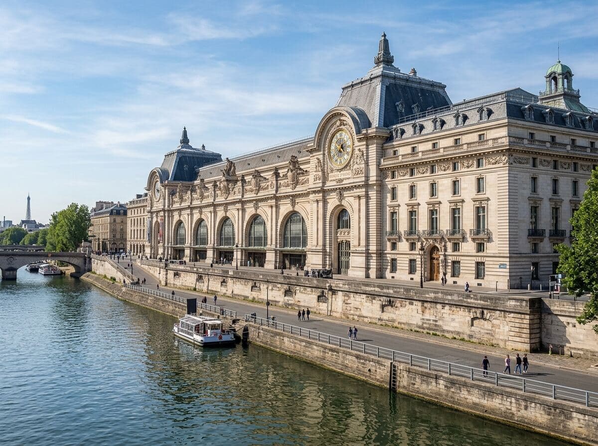 Musee d'Orsay Paris railway clock and impressionist gallery