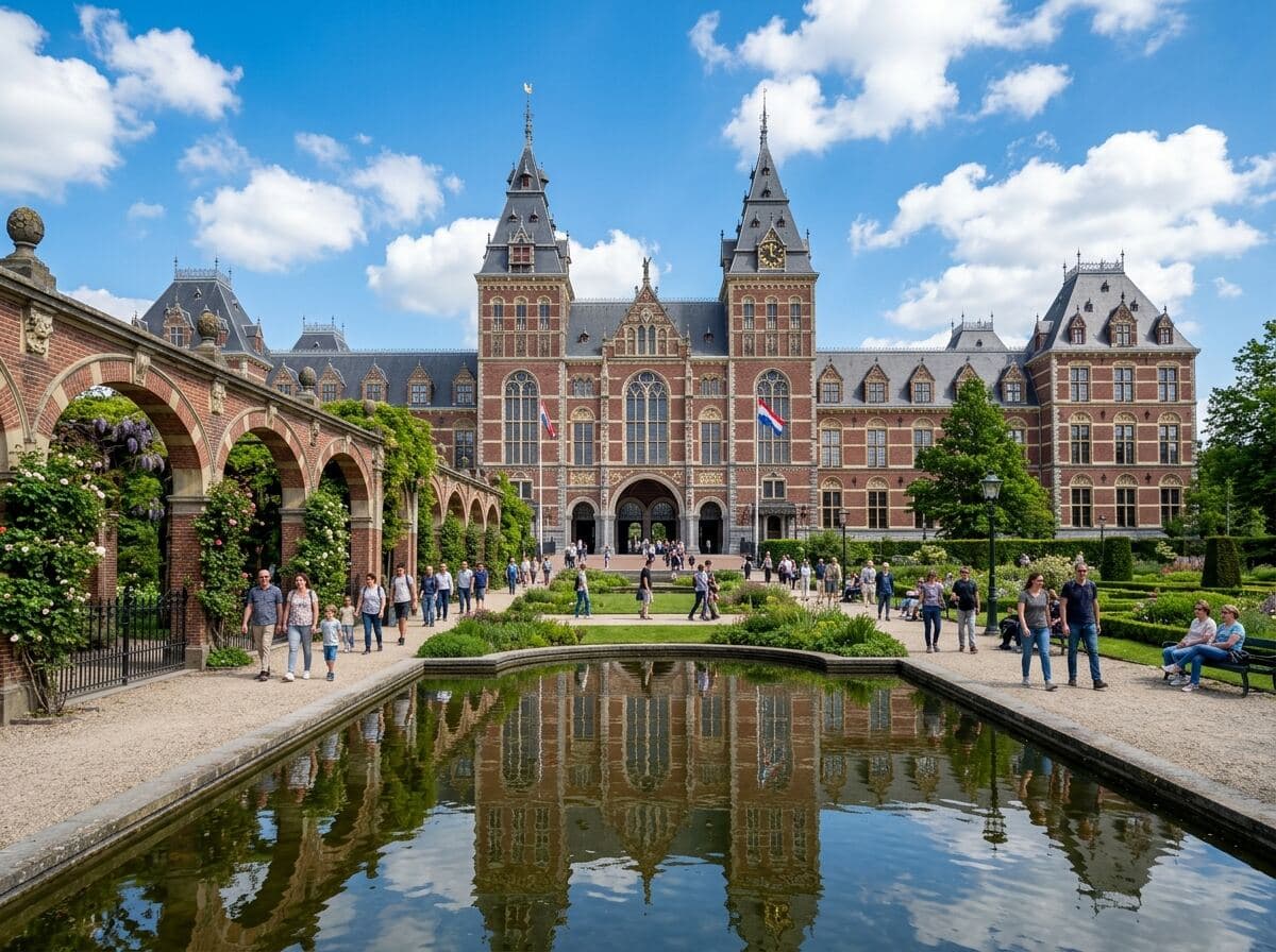 Rijksmuseum Amsterdam historic facade