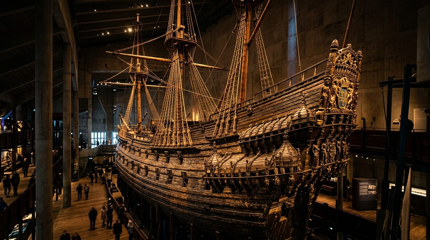 Vasa Museum 17th century warship